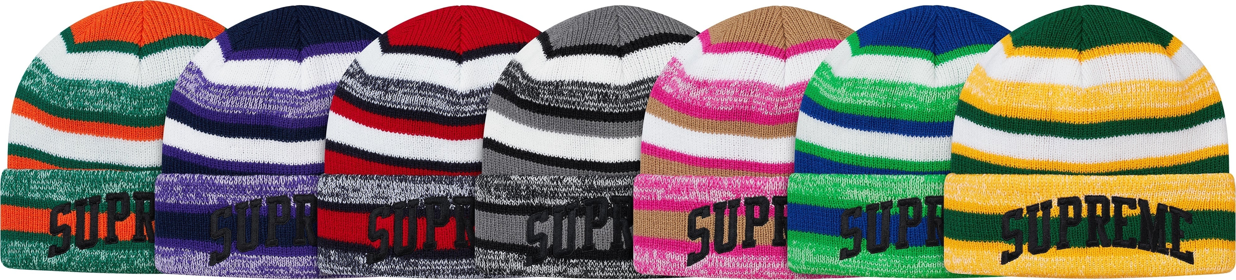 Heather Stripe Beanie